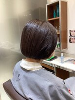 前上がりグラデーションボブ