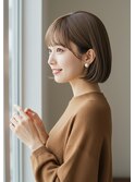 吉祥寺/小顔ショート/デジタルパーマ/ホワイトグレージュ
