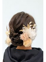 ヘアースペース ミツオ(hair space MITSUO) 甘めゆるシニヨン