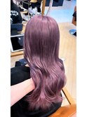 " 透け感抜群" ダブルカラー ミルクティーピンクベージュ