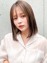 リヤン 表参道(lyann)&nbsp;サイドバング斜めバング外ハネボブ20代30代40代◎#516f0905