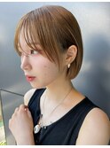似合わせボブ 切りっぱなし フェイスレイヤーt918