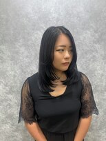 ロエ 元町店(Loe) ミディアムレイヤー/ワンカールレイヤー