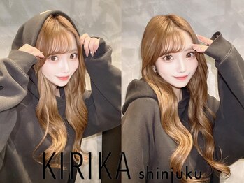 KIRIKA新宿 ブリーチダブルカラー/インナーカラー/髪質改善/新宿駅