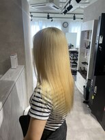 セレーネヘアー オオサカ 心斎橋店(Selene hair OSAKA)&nbsp;履歴修正ブロンドカラー