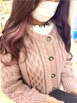 ケンジ 平塚ラスカ店(KENJE) ピンクベージュ/インナーピンク/暖色/平塚【相原美紅】