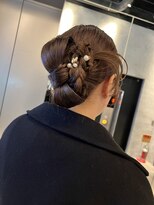 ガーデントウキョウ(GARDEN Tokyo) ヘアアレンジ/お呼ばれ/お呼ばれヘア/結婚式/ミディアムアレンジ