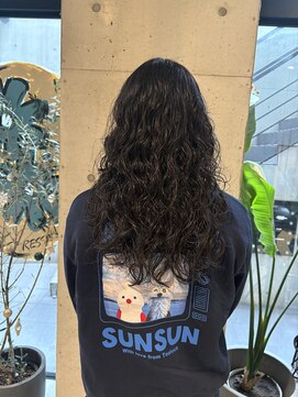 レジュアル(RESSUAL) HANA KOHARU風 スパイラルパーマ