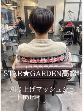 2025年刈り上げマッシュショートhair◎