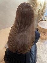 ラヴィズム 長岡店(LUVISM)&nbsp;韓国/顔周りレイヤー/ダブルカラー/ベージュ/前髪新潟長岡宮関◆