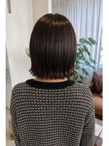ニア 栄(nia)&nbsp;朝楽か肩上外ハネボブ　髪質改善　似合わせ