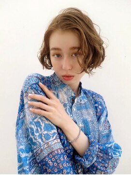 バランス 原宿 表参道(balance) ヘーゼルベージュ×ボブ YUKA