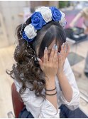 体育祭・イベントにおすすめの盛り髪アレンジ