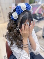 フーバイケンジ(fuu + KENJE)&nbsp;体育祭・イベントにおすすめの盛り髪アレンジ