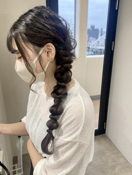 リグ 横浜(Lig.) 編みおろしへセットヘアアレンジ結婚式お呼ばれセット横浜横浜駅