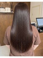 零秒女髪 千里丘店&nbsp;大人女性のための艶カラー美髪ロングスタイル髪質改善艶感