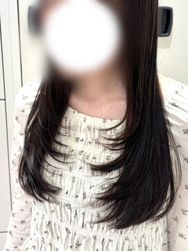 ケンジ 平塚 アネッタ(KENJE annetta) 【レイヤーカット】ナチュラルロングレイヤー