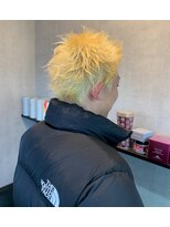 トリコ(ToricO)&nbsp;スパイキーショート　ハイトーン　ブロンドカラー　ブリーチ