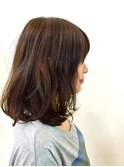 肩についてきたからはねても可愛いボブ