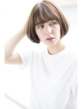 ヘアーアンドメイク シーク 八王子(HAIR&MAKE SeeK) ブラントカットワンレンボブ