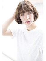 ヘアーアンドメイク シーク 八王子(HAIR&MAKE SeeK) ブラントカットワンレンボブ