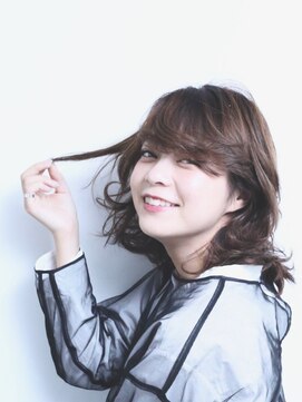 ラティ(Ratie) ”Ratie"ゆるふわフリンジ鎖骨ミディアム【久屋大通/栄】