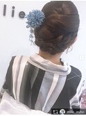 浴衣着付け　ヘアセット