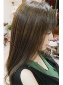 ナチュラルロングワンカール
