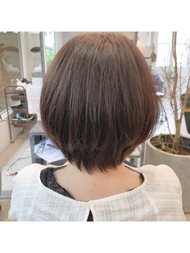 ミューズジャルダン(MUSE jardin) ショートボブ×アッシュベージュ