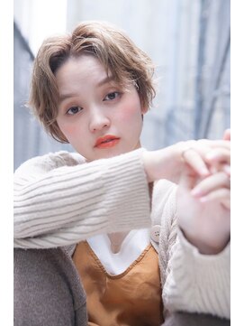 シエナ 渋谷(Siena) Siena ミルクティーベージュ×センターパート 渋谷