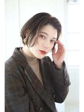 エクリ 麻布十番(equri) オトナかわいい小顔ハンサムショート/30代40代50代