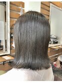 カーキグレージュ/透明感カラー/グレージュカラー/福岡天神/大名