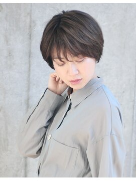 ゼン(ZEEN) 札幌駅/髪質改善小顔に見える大人マッシュショート@20代30代40代