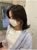 デザインカラーアースカラー/くびれヘア/似合わせカット