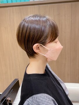 アッシュ 大泉学園店(Ash) 【ショート・縮毛矯正】大人可愛いマッシュショート