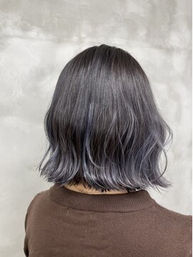 ドレスヘア(DRESS HAIR) バレイヤージュ×パープルグレージュ