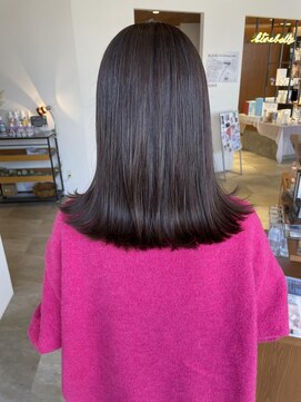 サラビューティーサイト 志免店(SARA Beauty Sight) 40代大人可愛いロングボブ/グレージュカラー☆山之内