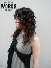 ワークス ヘアデザイン(WORKS HAIR DESIGN) ロングヘア　スパイラルカーリーパーマ