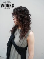 ワークス ヘアデザイン(WORKS HAIR DESIGN) ロングヘア スパイラルカーリーパーマ