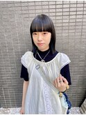 重めなラウンド前髪♪
