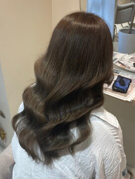 クレビアテン(CreBiA ten_) 艶髪オリーブブラウン/韓国レイヤー