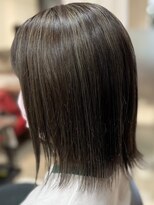 ヘアークリアー せんげん台&nbsp;大人可愛い20代30代40代うるツヤボブ ハイライト マットアッシュ