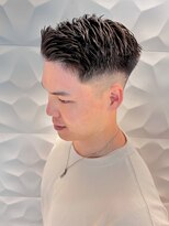銀座マツナガ 浅草店 フェード/アップバング/ショートパーマ/短髪/ビジネス髪質改善