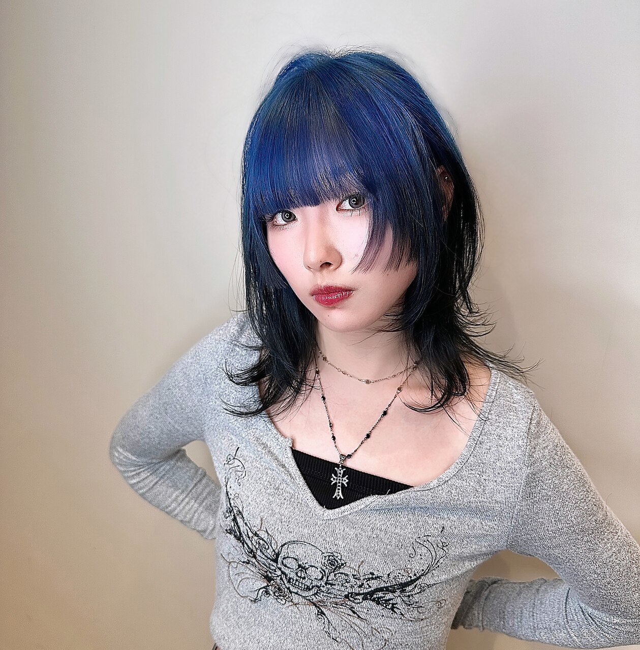 姫×ハッシュウルフ／髪質改善カラー／ケアブリーチカラー：L212352132