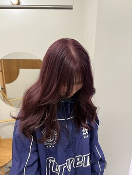 ニール 名古屋 伏見 丸の内(NEELU) 【Neelu_scuro_conoka】1ブリーチ　ラズベリーカラー