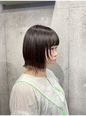 ボブ／顔周りレイヤー／ボブウルフ