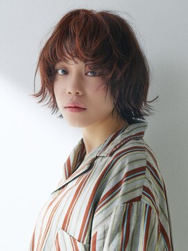 ファースト 吉祥寺(FIRST KICHIJOJI) オレンジヘア ランダムカールショート 【FIRST】鈴木宏子