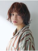 オレンジヘア ランダムカールショート 【FIRST】鈴木宏子