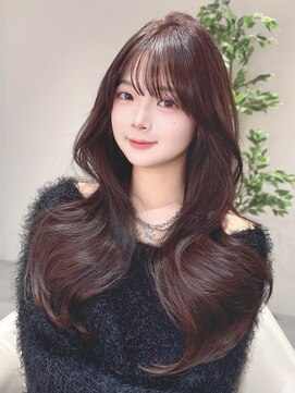 アフロート トウキョウ(AFLOAT TOKYO) 【瀬谷凌人】チェリーレッドの韓国くびれレイヤーヘア