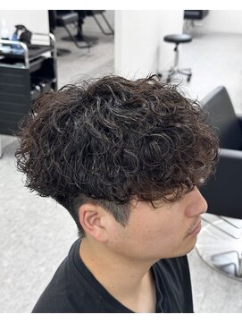 ブライト(BRIGHT) マッシュ波巻きスパイラルパーマ静岡メンズ